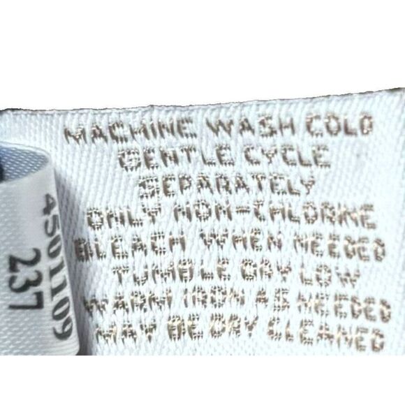 Chico's Blouse Shell Size 3 (US XL/16) Blue Sleeveless Abstract Flowy Tank Top - Picture 6 of 9